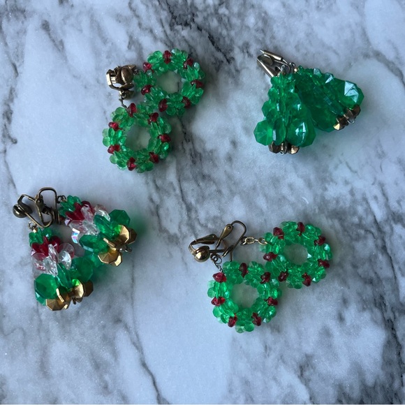 Christmas Clip On Earrings - Picture 3 of 3